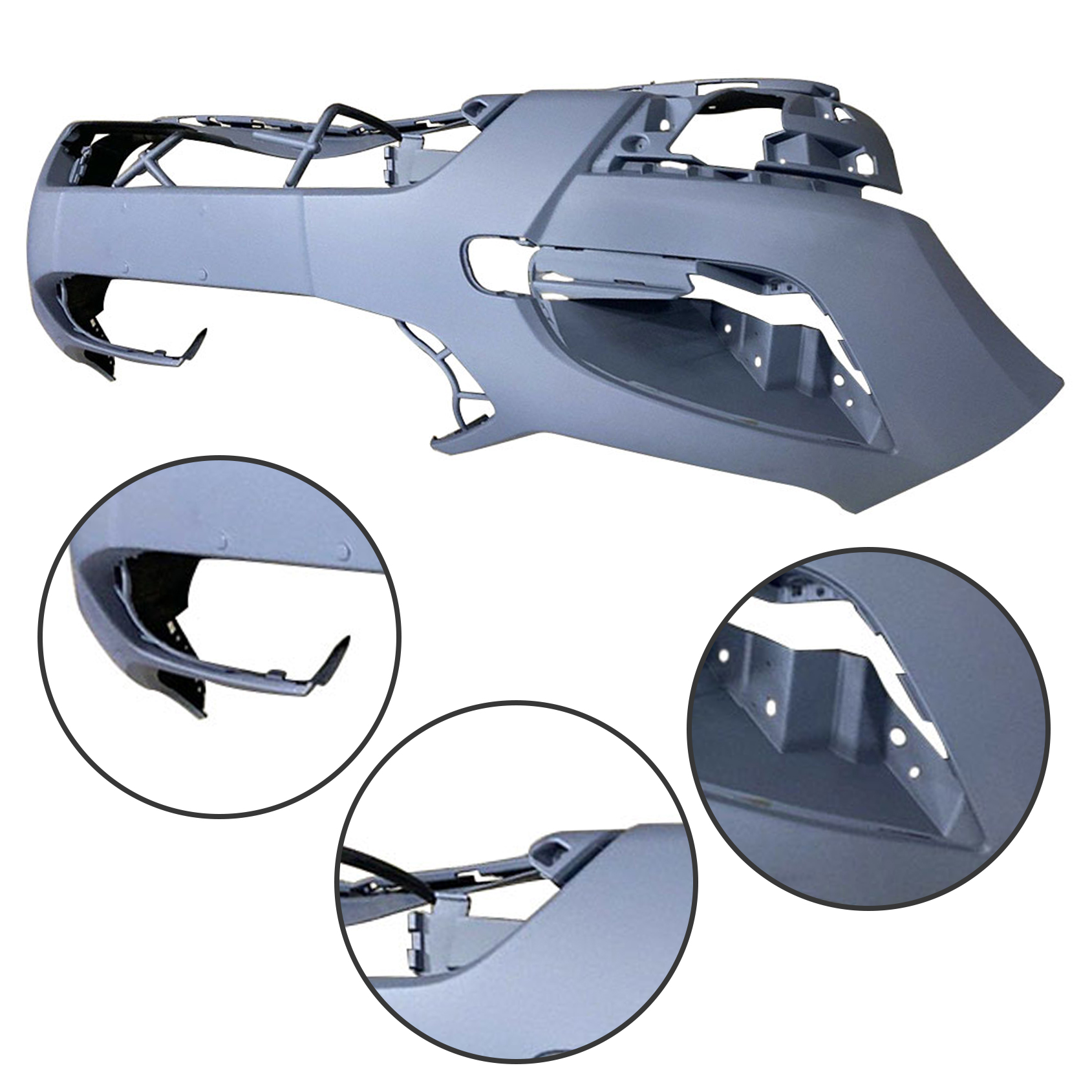 SEBLAFF Quality Elaborate Front Bumper Cover For Ford EcoSport 2018 19 2020 New Primered