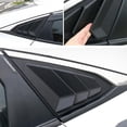 thumbnail image 4 of Para 2016-2019 embellecedor de cubierta de persianas de ventana trasera negro mate, 4 of 4