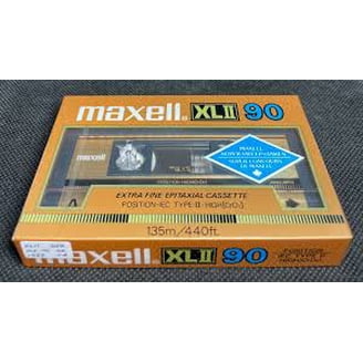 Maxell XLII 90 Audio Cassette, High Bias, 90 Minutes, Digital