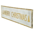 thumbnail image 4 of Northlight 48" Metallic Gold Merry Christmas Metal Wall Sign, 4 of 5