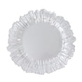 thumbnail image 2 of Balsa Circle 10 Silver 13 in Round Plastic Charger Plates with Reef Rim Design Party Tableware Wedding Reception Birthday Event Home Decorations Supplies, 2 of 8