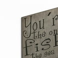 thumbnail image 2 of Luxe Metal Art 'You're The Only Fish In The Sea' by Nicklas Gustafsson, Metal Wall Art, 12"x16", 2 of 9