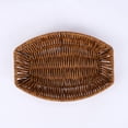 thumbnail image 7 of Cadancy Storage Baskets Woven Bread Rattan Tray Food Serving Bowl Kitchen Countertop Fruit Snack Container Farmhouse Home Dining Table Decor Organizer Accessories, 7 of 7