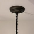 thumbnail image 4 of Tiffany Hanging Lamp Stained Glass Hummingbird Flowers LED Bulb for Dining Room Island Kitchen 60"H*8"W*8"D, 4 of 4
