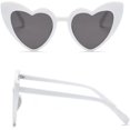 thumbnail image 2 of 10 Pieces Heart Shaped Sunglasses Ladies Fashion Retro Eyeglasses Vintage Heart Shaped Glasses Funky Party Glasses For Women's Bachelorette Party, 2 of 5