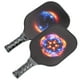 thumbnail image 3 of Juego de paletas de Pickleball portátil, equipo de pelota de raqueta facial de fibra de carbono con bolsa de almacenamiento, 3 of 10