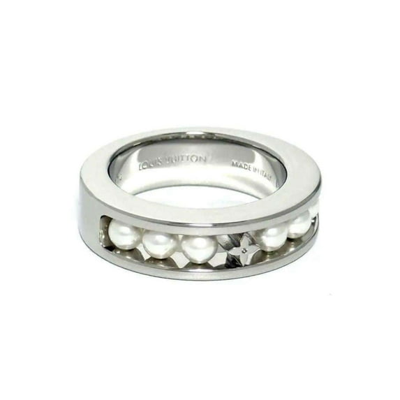 Pre-Owned Louis Vuitton Men's Pearl Fusion Ring