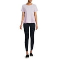 thumbnail image 2 of Time and Tru Women's Short Sleeve Peplum T-Shirt, 2 of 5