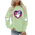 thumbnail image 5 of Womens Halloween Sweatshirts Crewneck Printed Shirts Fall Winter Long Sleeve Sweaters Casual Blouses Loose Fitting Sweatshirt Pullover Top Halloween Costumes, 5 of 8