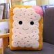 thumbnail image 1 of Juguete de peluche de hamburguesa con forma de hamburguesa, salchicha, bebida, pizza, patatas fritas doradas, emoticono, aperitivo, decoración, almohada de comida, regalo especial para niños, gallet, 1 of 5