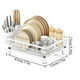 thumbnail image 2 of Dish Drainer Compact Dish Rack for Kitchen Countertops, 2 of 5