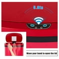thumbnail image 2 of FDW 13 Gallon Stainless Steel Touchless Garbage Trash Can with Motion Sensor for Indoor Use(Red), 2 of 7
