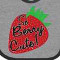 thumbnail image 4 of Inktastic So Berry Cute Boys or Girls Baby Bib, 4 of 4