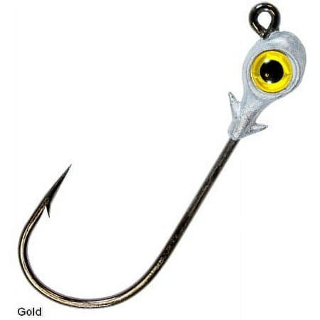 UPC: 0879044003496 | Z Man Redfish Eye Jighead 1/4oz Gold 3pk