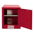 thumbnail image 3 of Liquid Safety Cabinet 4 Gallons Flammable Red Hazardous Storage Cabinet, 3 of 22