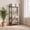 Gray, variant on TINKLE WELL 5 Tier Bookshelf, Tall Metal Bookcase, Open Storage Display Shelves, Black