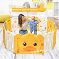 thumbnail image 3 of Parque Plegable para Niños Costway 12 Piezas Diseño de Pato Amarillo y Blanco 160 x 169 x 67,5 cm, 3 of 10