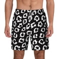 thumbnail image 2 of Goofa Black Leopard Printed Men's Swim Trunks Board Shorts Quick Dry Mens Swimming Trunks with Compression Liner,Breathable Fit Hawaii Beach Shorts-Medium, 2 of 9