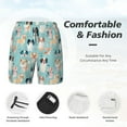 thumbnail image 4 of Kdxio Colorful Dog Print Men'S Swim Trunks With Compression Liner 7 Inch Inseam Quick Dry Swim Shorts, 4 of 7