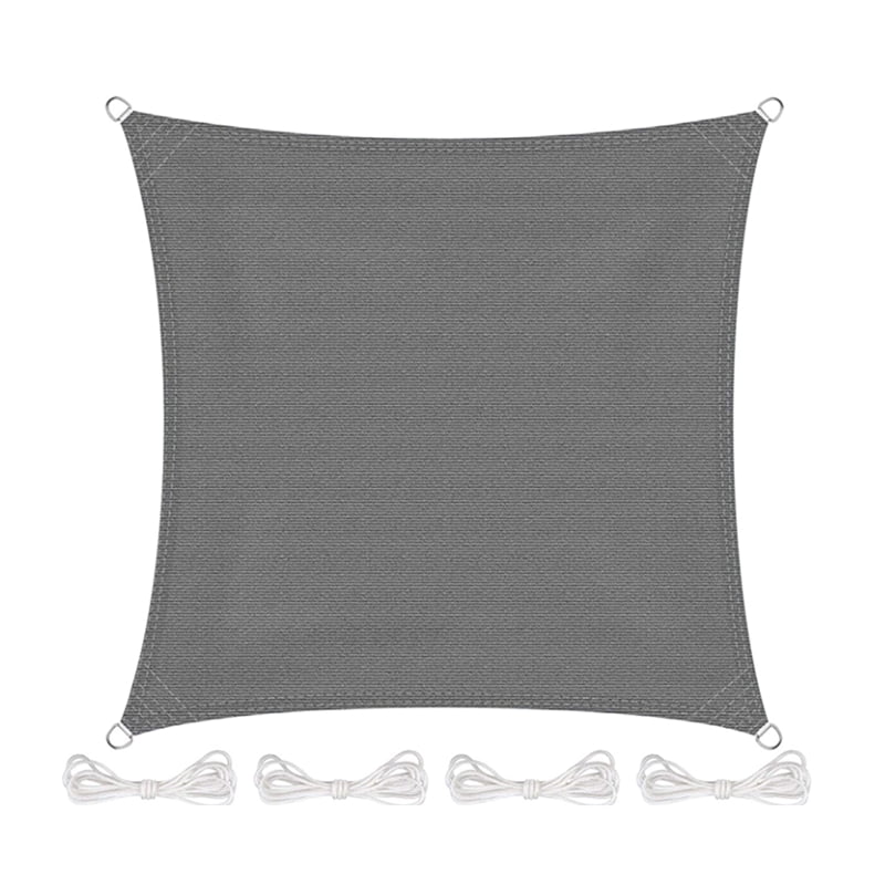 Shade Sail with Mounting Ropes Protection Water Resistant Shade