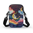 thumbnail image 2 of HELLHERO Leakproof Shoulder Bags, Polyester Crossbody Small Crossbody Bags for Women, Moonlit Angling, 2 of 7