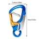 thumbnail image 5 of Naiovety Mosquetón de seguridad Accesorio de escalada confiable Resistente Rock Climb Clips Caribeener Herramienta para deportes al aire libre Escalada Azul, 5 of 6