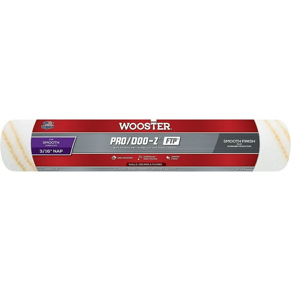 Wooster Genuine 14" Pro/Doo-Z FTP 3/16" Nap Roller Cover - RR665-14
