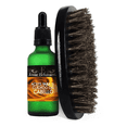 thumbnail image 1 of Kit Aceite Acondicionador De Cabello 50 Ml Cepilllo Militar Negro Tallado A Mano Josue Echavarria, 1 of 7