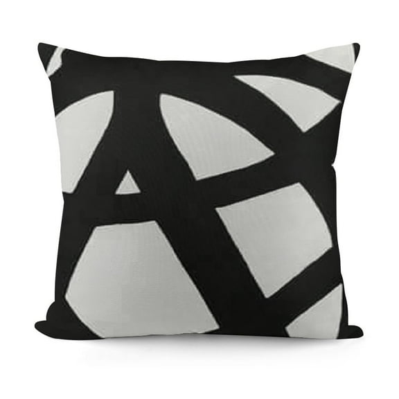 SHANXI Black and White Pillow Covers Modern Art Line Throw Pillow Covers Minimalist Style Decorative Pillowcase Linen Cushion Case Decor for Home Sofa Outdoor 12x12in
