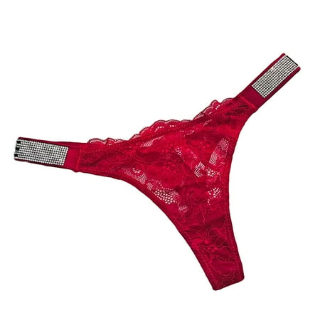 

RPVATI Women s T-Back Solid Panties Sexy Low Waist Underwear Breathable G-String Thong