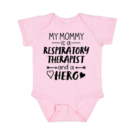 

Inktastic My Mommy is a Respiratory Therapist and a Hero Gift Baby Boy or Baby Girl Bodysuit