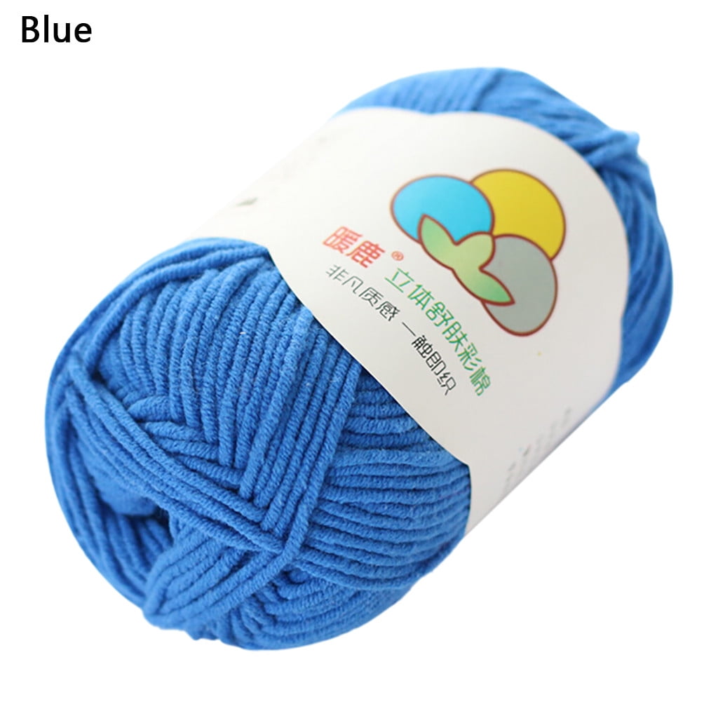 Yubnlvae DIY Knitting Wool Thread DIY Woven Yarn Hand Knitting Crocheted Blanket Crochet Yarn Grey