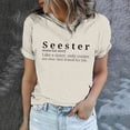thumbnail image 2 of Xuewenshw Haut Décontracté pour Femmes, Mode, Manches Courtes, Col Rond, Tee-Shirt Long, 2 of 6