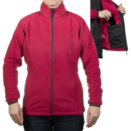 JGS Outfitters Women’s Polar Fleece Zipper Jacket Lightweight Warm Sweater (Best Lightweight Fleece Jacket)