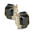 thumbnail image 2 of Vittorio Vico Large Rectangular Diamond Flanked Colorstone Crystal Cufflinks: CL 74XX Series, 2 of 168