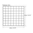 thumbnail image 2 of Uxcell 16"x16" Wire Grid Panel, 1 Pack Wall Grid Panels Board Photo Display Decor Hanging Organizer, Black, 2 of 5