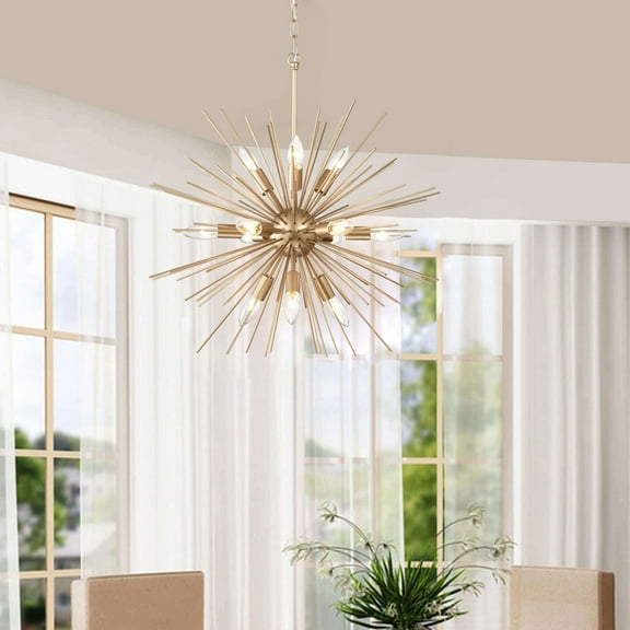 The Lighting Store Valeria 12-light Shiny Bronze Sputnik Sphere Chandelier