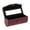 Wine Red, variant on Leather Lipstick Case Holder mirror Purse Red