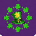 thumbnail image 4 of Inktastic St. Patricks Day Shamrocks and Hat Boys or Girls Baby Bib, 4 of 4