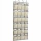 thumbnail image 1 of Rangement de Chaussures Suspendu 24 Poches sur la Porte Stockage de Chaussures Gain de Place Armoire Chaussures avec 4 Crochets, 1 of 4