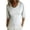 White #3, variant on DORKASM Women Curved Hem Puff Sleeve Tops Casual Elegant Crew Neck T Shirts Blue M