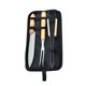 thumbnail image 2 of Senderismo Herramientas de cocción de la barbacoa A la parrilla de acero inoxidable BBQ BBQ Set Lavable Portátil Mochila Picnic con bolsa de almacenamiento 3pcs / set Scienceny OD011040-02, 2 of 7