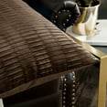 thumbnail image 2 of Home Soft Things Pleated Velvet 4 Piece Throw Pillow Cover Set - Carafe - 20" x 20", 2 of 3