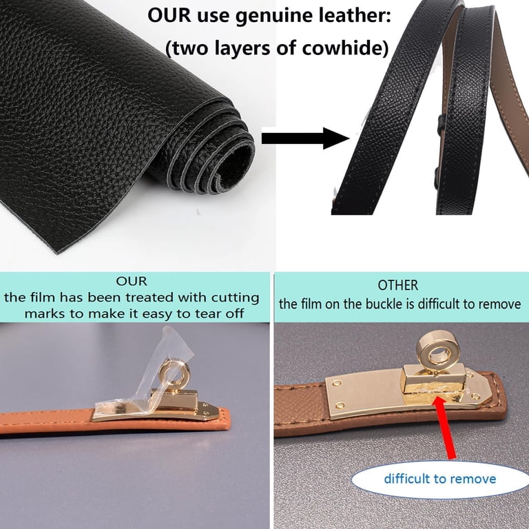 Women Skinny Leather Belt: Adjustable Thin Waist Belt for  display picture 1