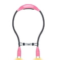 thumbnail image 2 of Lámpara de cuello recargable con luz de libro – Luces de lectura LED con 3 colores, 9 niveles de brillo, brazos de goma suave flexible,(rosa）, 2 of 3