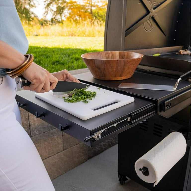 Blindstone 2039 ブラック #4 Blackstone 4-Burner Propane Outdoor Griddle with Hood in Black