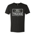 thumbnail image 2 of Wild Bobby, Ford Trucks White Sign, Cars and Trucks, Men Premium Tri Blend Tee, Vintage Black, X-Large, 2 of 4