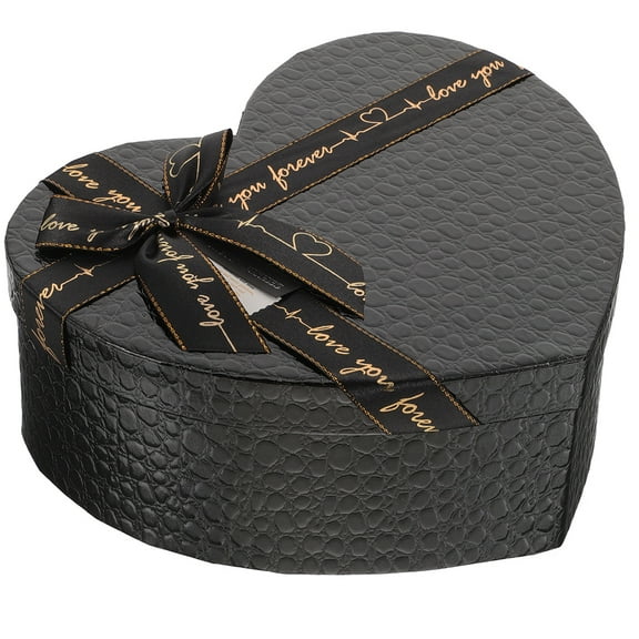 Uncovered Storage Basket Transparent Nozzle Heart Shaped Gift Box