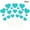 Blue, variant on Love Heart Cupcake Toppers 20Pcs Glitter Sweet Love Cupcake Picks Engagement Cake Decorations for Valentine's Day Birthday Party Supplies (Blue)