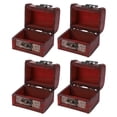 thumbnail image 1 of Trinket Box,4Pcs Wooden Jewelry Box Wooden Jewelry Box Small Jewelry Box Smooth Operation, 1 of 12